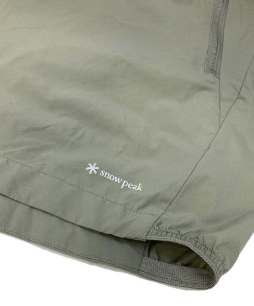 Snow peak（スノーピーク）Snow peak (スノーピーク) Stretch Packable Pullover グリーン サイズ:Mの古着・服飾アイテム
