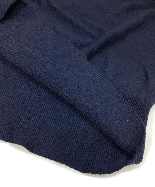 Maison Martin Margiela（メゾンマルタンマルジェラ）Maison Martin Margiela (メゾンマルタンマルジェラ) ウール ハイゲージ タートルネックニット ネイビー サイズ:1の古着・服飾アイテム