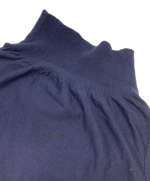 Maison Martin Margiela（メゾンマルタンマルジェラ）Maison Martin Margiela (メゾンマルタンマルジェラ) ウール ハイゲージ タートルネックニット ネイビー サイズ:1の古着・服飾アイテム