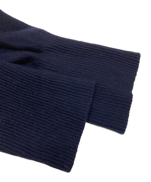 Maison Martin Margiela（メゾンマルタンマルジェラ）Maison Martin Margiela (メゾンマルタンマルジェラ) ウール ハイゲージ タートルネックニット ネイビー サイズ:1の古着・服飾アイテム