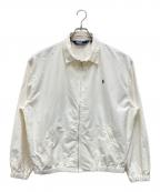 POLO RALPH LAURENポロ・ラルフローレン）の古着「ナイロンスイングトップ」｜ホワイト