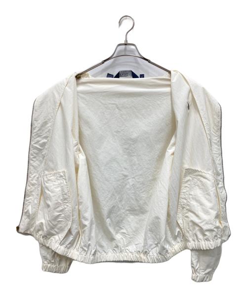 POLO RALPH LAUREN（ポロ・ラルフローレン）POLO RALPH LAUREN (ポロ・ラルフローレン) ナイロンスイングトップ ホワイト サイズ:XLの古着・服飾アイテム