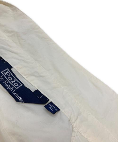 POLO RALPH LAUREN（ポロ・ラルフローレン）POLO RALPH LAUREN (ポロ・ラルフローレン) ナイロンスイングトップ ホワイト サイズ:XLの古着・服飾アイテム