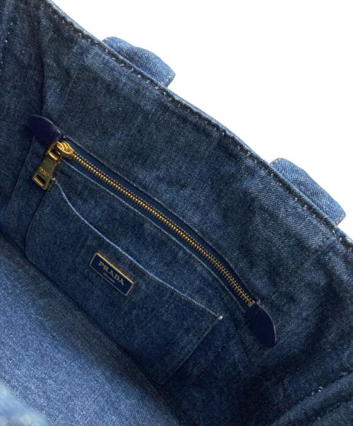 PRADA（プラダ）PRADA (プラダ) カナパデニムハンドバッグ インディゴの古着・服飾アイテム