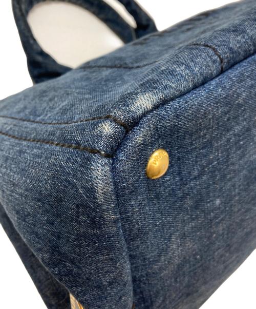 PRADA（プラダ）PRADA (プラダ) カナパデニムハンドバッグ インディゴの古着・服飾アイテム