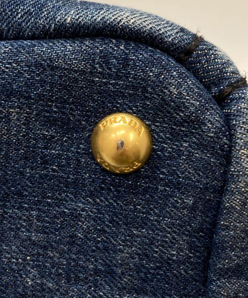 PRADA（プラダ）PRADA (プラダ) カナパデニムハンドバッグ インディゴの古着・服飾アイテム