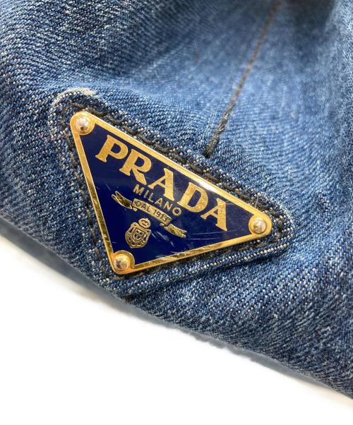 PRADA（プラダ）PRADA (プラダ) カナパデニムハンドバッグ インディゴの古着・服飾アイテム