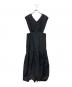 JANE SMITH（ジェーンスミス）の古着「FRONTZIP BALOON ONEPIECE」｜ブラック
