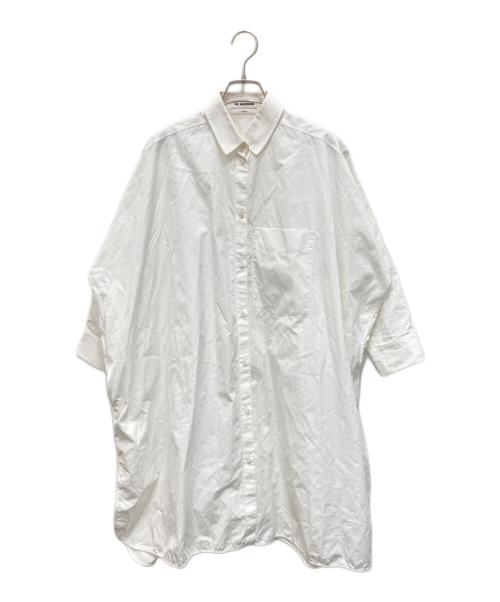 JIL SANDER（ジルサンダー）JIL SANDER (ジルサンダー) SUNDAY シャツワンピース ホワイト サイズ:32の古着・服飾アイテム