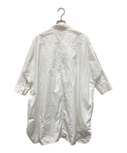 JIL SANDER（ジルサンダー）JIL SANDER (ジルサンダー) SUNDAY シャツワンピース ホワイト サイズ:32の古着・服飾アイテム