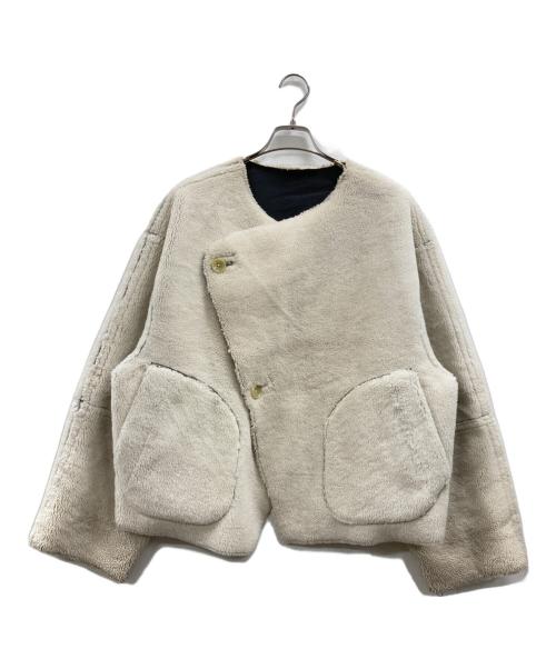 ETRE TOKYO（エトレトウキョウ）ETRE TOKYO (エトレトウキョウ) リバーシブルムートンブルゾン ブラック サイズ:Mの古着・服飾アイテム