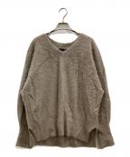 journal standard L'essageジャーナルスタンダード レサージュ）の古着「FOX CASHMERE オフプルオーバー」｜ブラウン