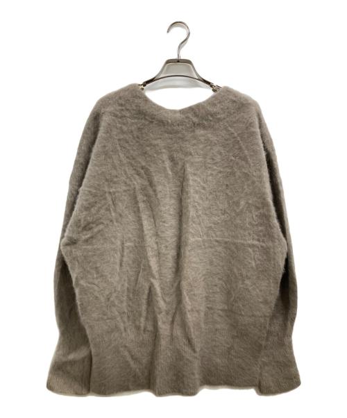 journal standard L'essage（ジャーナルスタンダード レサージュ）journal standard L'essage (ジャーナルスタンダード レサージュ) FOX CASHMERE オフプルオーバー ブラウン サイズ:不明(実寸参照)の古着・服飾アイテム