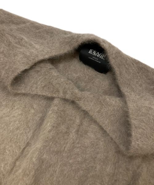 journal standard L'essage（ジャーナルスタンダード レサージュ）journal standard L'essage (ジャーナルスタンダード レサージュ) FOX CASHMERE オフプルオーバー ブラウン サイズ:不明(実寸参照)の古着・服飾アイテム