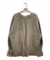 journal standard L'essage (ジャーナルスタンダード レサージュ) FOX CASHMERE オフプルオーバー ブラウン サイズ:不明(実寸参照)：14000円