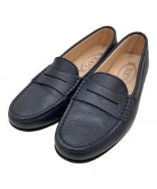 TOD'S（トッズ）の古着「コインローファー」｜ネイビー