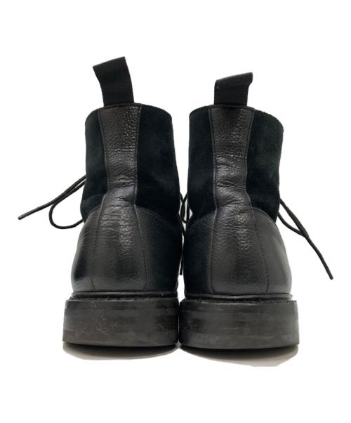 Crockett & Jones（クロケット＆ジョーンズ）Crockett & Jones (クロケット＆ジョーンズ) SHIPS (シップス) スウェード切替レースアップブーツ ブラック サイズ:8Eの古着・服飾アイテム