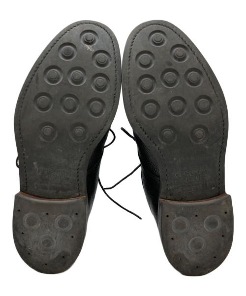 Crockett & Jones（クロケット＆ジョーンズ）Crockett & Jones (クロケット＆ジョーンズ) SHIPS (シップス) スウェード切替レースアップブーツ ブラック サイズ:8Eの古着・服飾アイテム
