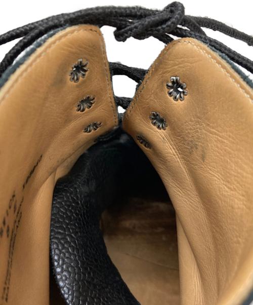 Crockett & Jones（クロケット＆ジョーンズ）Crockett & Jones (クロケット＆ジョーンズ) SHIPS (シップス) スウェード切替レースアップブーツ ブラック サイズ:8Eの古着・服飾アイテム