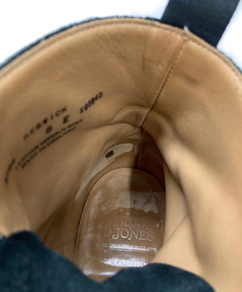 Crockett & Jones（クロケット＆ジョーンズ）Crockett & Jones (クロケット＆ジョーンズ) SHIPS (シップス) スウェード切替レースアップブーツ ブラック サイズ:8Eの古着・服飾アイテム