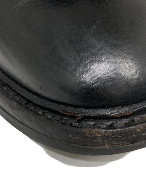 Crockett & Jones（クロケット＆ジョーンズ）Crockett & Jones (クロケット＆ジョーンズ) SHIPS (シップス) スウェード切替レースアップブーツ ブラック サイズ:8Eの古着・服飾アイテム