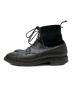 Crockett & Jones (クロケット＆ジョーンズ) SHIPS (シップス) スウェード切替レースアップブーツ ブラック サイズ:8E：25000円