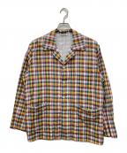 AURALEEオーラリー）の古着「GIZA LIGHT WEIGHT DOUBLE-CLOTH BLOUSON」｜イエロー