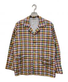 AURALEE（オーラリー）の古着「GIZA LIGHT WEIGHT DOUBLE-CLOTH BLOUSON」｜イエロー