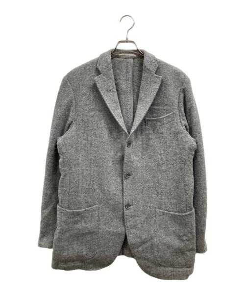 Hilton（ヒルトン）Hilton (ヒルトン) ウールテーラードジャケット グレー サイズ:不明(実寸参照)の古着・服飾アイテム