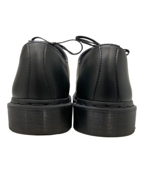 Dr.Martens（ドクターマーチン）Dr.Martens (ドクターマーチン) オールブラック3ホールレザーシューズ ブラック サイズ:UK8の古着・服飾アイテム