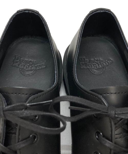 Dr.Martens（ドクターマーチン）Dr.Martens (ドクターマーチン) オールブラック3ホールレザーシューズ ブラック サイズ:UK8の古着・服飾アイテム