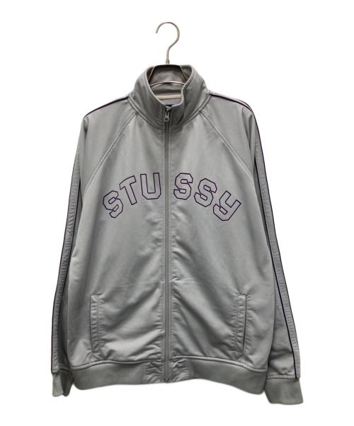 stussy（ステューシー）stussy (ステューシー) トラックジャケット グレー サイズ:Mの古着・服飾アイテム