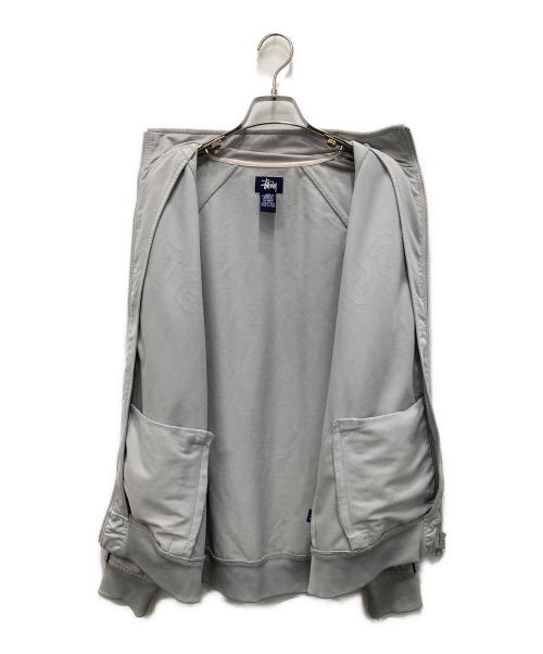stussy（ステューシー）stussy (ステューシー) トラックジャケット グレー サイズ:Mの古着・服飾アイテム