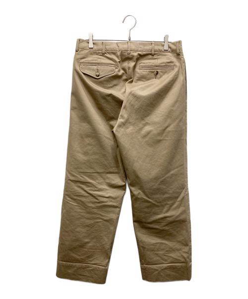 Unlikely（アンライクリー）Unlikely (アンライクリー) Sawtooth Flap 2P Trousers ベージュ サイズ:Mの古着・服飾アイテム