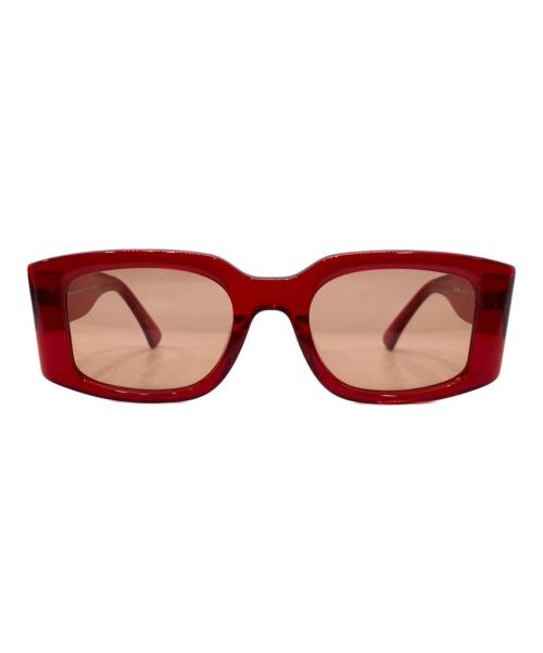 VIRGIL NORMAL（ヴァージルノーマル）VIRGIL NORMAL (ヴァージルノーマル) WAITING FOR THE SUN (ウェイティング フォー ザ サン) Bobby E14 Clear Red レッド サイズ:52▢22-145の古着・服飾アイテム