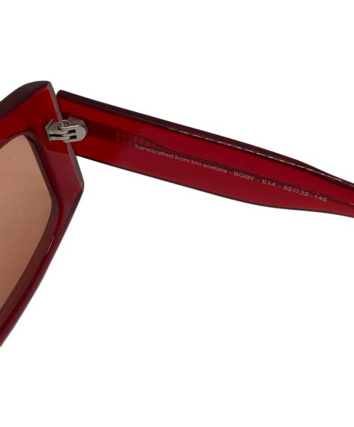 VIRGIL NORMAL（ヴァージルノーマル）VIRGIL NORMAL (ヴァージルノーマル) WAITING FOR THE SUN (ウェイティング フォー ザ サン) Bobby E14 Clear Red レッド サイズ:52▢22-145の古着・服飾アイテム