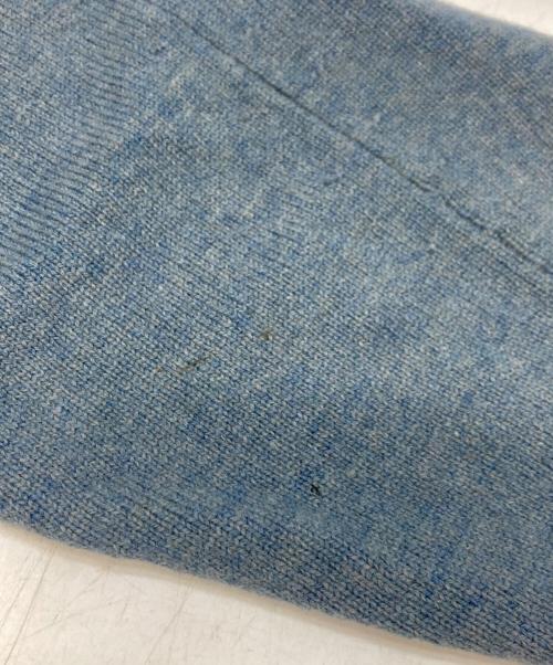 COMME des GARCONS HOMME PLUS（コムデギャルソンオムプリュス）COMME des GARCONS HOMME PLUS (コムデギャルソンオムプリュス) クルーネックデザインニット ブルー サイズ:Sの古着・服飾アイテム
