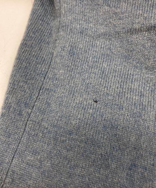 COMME des GARCONS HOMME PLUS（コムデギャルソンオムプリュス）COMME des GARCONS HOMME PLUS (コムデギャルソンオムプリュス) クルーネックデザインニット ブルー サイズ:Sの古着・服飾アイテム