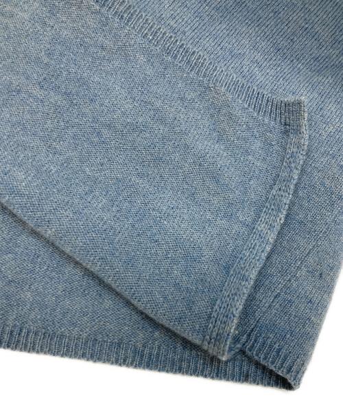 COMME des GARCONS HOMME PLUS（コムデギャルソンオムプリュス）COMME des GARCONS HOMME PLUS (コムデギャルソンオムプリュス) クルーネックデザインニット ブルー サイズ:Sの古着・服飾アイテム