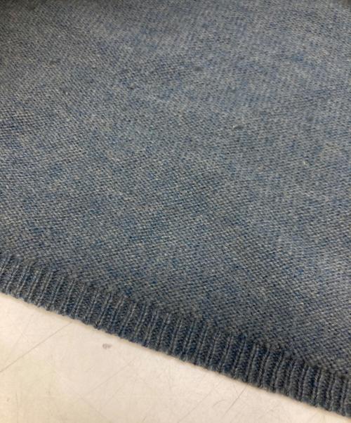 COMME des GARCONS HOMME PLUS（コムデギャルソンオムプリュス）COMME des GARCONS HOMME PLUS (コムデギャルソンオムプリュス) クルーネックデザインニット ブルー サイズ:Sの古着・服飾アイテム