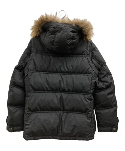 BURBERRY BLACK LABEL（バーバリーブラックレーベル）BURBERRY BLACK LABEL (バーバリーブラックレーベル) ファー付ダウンジャケット ブラック サイズ:Lの古着・服飾アイテム