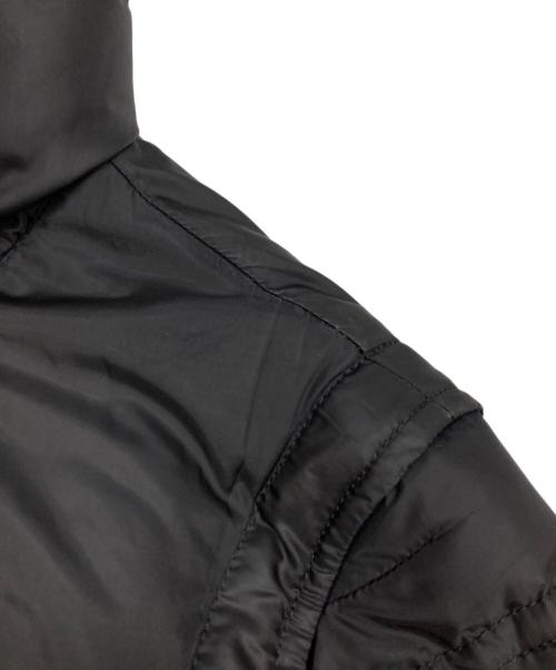 BURBERRY BLACK LABEL（バーバリーブラックレーベル）BURBERRY BLACK LABEL (バーバリーブラックレーベル) ファー付ダウンジャケット ブラック サイズ:Lの古着・服飾アイテム