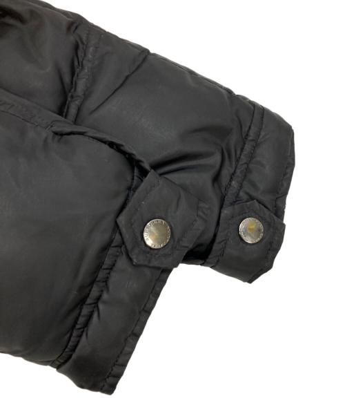 BURBERRY BLACK LABEL（バーバリーブラックレーベル）BURBERRY BLACK LABEL (バーバリーブラックレーベル) ファー付ダウンジャケット ブラック サイズ:Lの古着・服飾アイテム