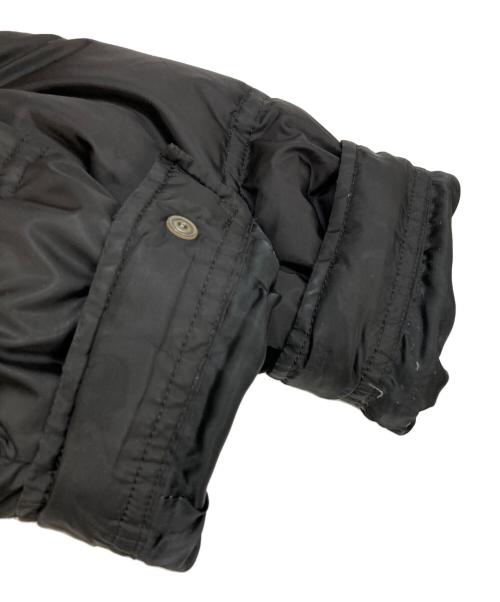 BURBERRY BLACK LABEL（バーバリーブラックレーベル）BURBERRY BLACK LABEL (バーバリーブラックレーベル) ファー付ダウンジャケット ブラック サイズ:Lの古着・服飾アイテム