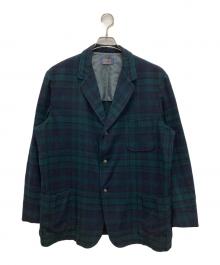 PENDLETON（ペンドルトン）の古着「ブラックウォッチテーラードジャケット」｜グリーン