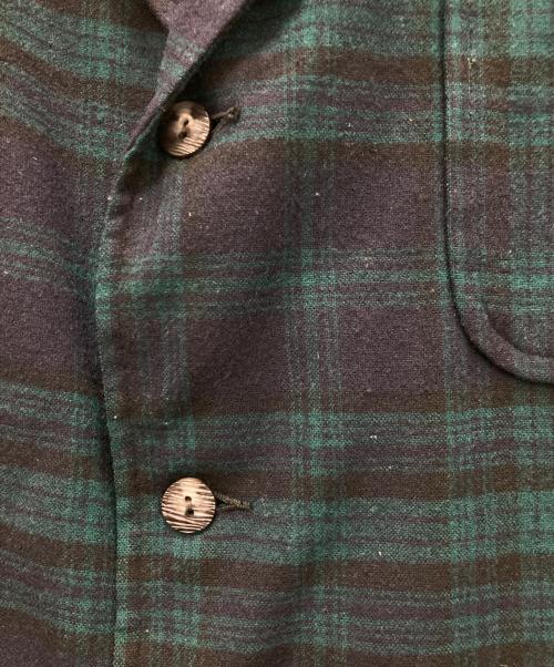 PENDLETON（ペンドルトン）PENDLETON (ペンドルトン) ブラックウォッチテーラードジャケット グリーン サイズ:不明（実寸参照）の古着・服飾アイテム