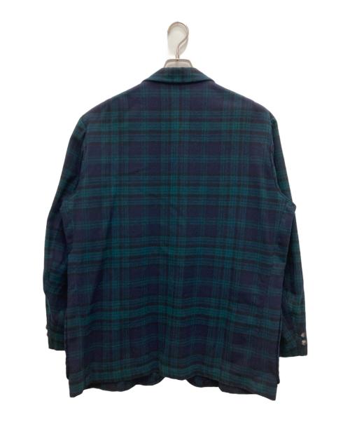 PENDLETON（ペンドルトン）PENDLETON (ペンドルトン) ブラックウォッチテーラードジャケット グリーン サイズ:不明（実寸参照）の古着・服飾アイテム