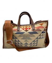 A VACATION×PENDLETON×FRAMeWORK（ア ヴァケーション×ペンドルトン×フレームワーク）の古着「BREAD M PENDLETON-F」｜ベージュ