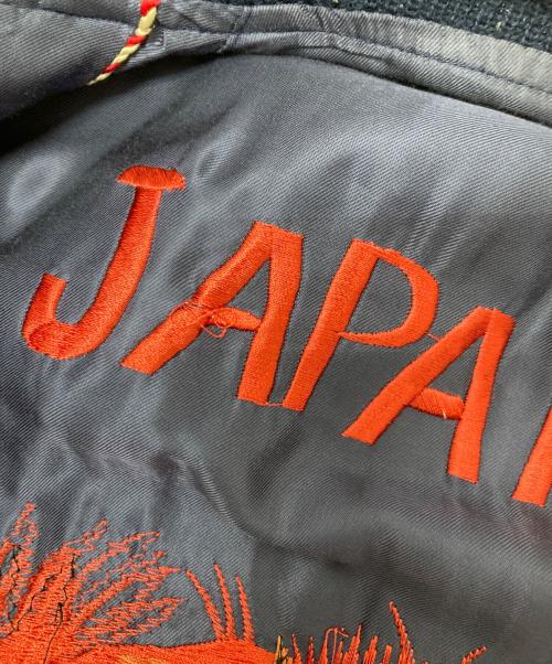 東洋エンタープライズ（トウヨウエンタープライズ）東洋エンタープライズ (トウヨウエンタープライズ) SOUVENIR JACKET 「TIGER×EAGLE」 レッド×ブルー サイズ:XLの古着・服飾アイテム