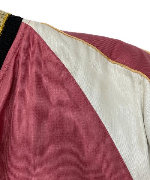 東洋エンタープライズ（トウヨウエンタープライズ）東洋エンタープライズ (トウヨウエンタープライズ) SOUVENIR JACKET 「TIGER×EAGLE」 レッド×ブルー サイズ:XLの古着・服飾アイテム